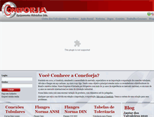 Tablet Screenshot of coneforja.com.br